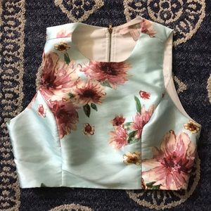 Floral Crop Top
